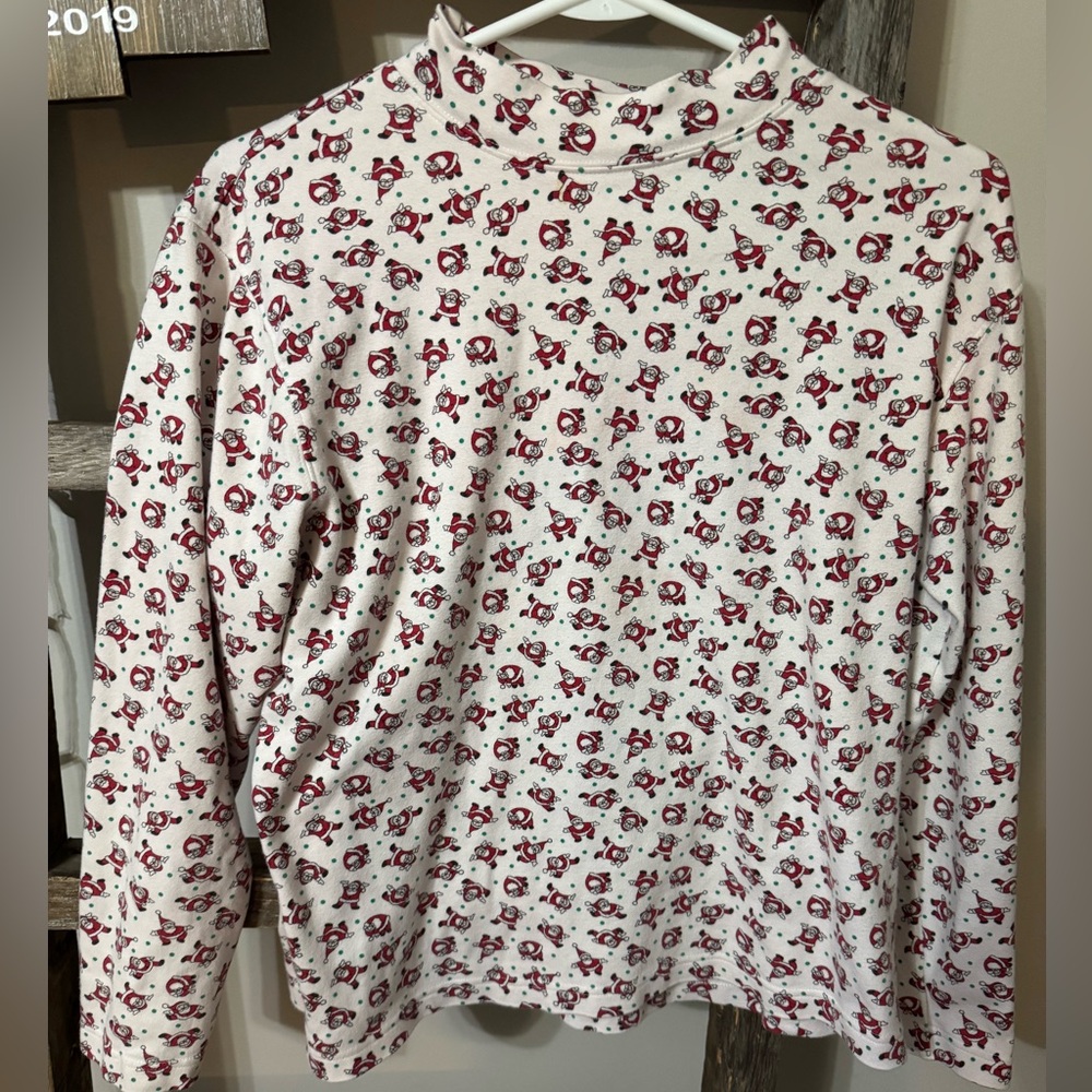 Vintage women’s ugly Christmas turtleneck